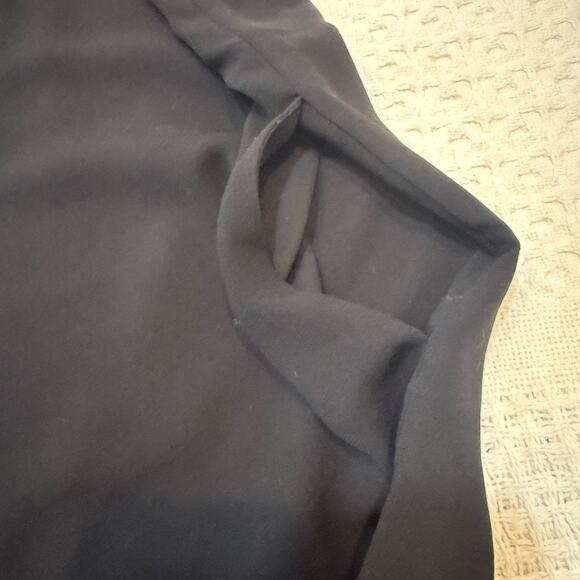 Aritzia Wilfred Sebatier small silk exposed zipper shift dress D4 2933 - Picture 11 of 14